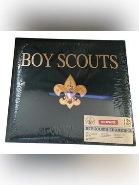 Boy Scouts Black & Gold Scrapbook